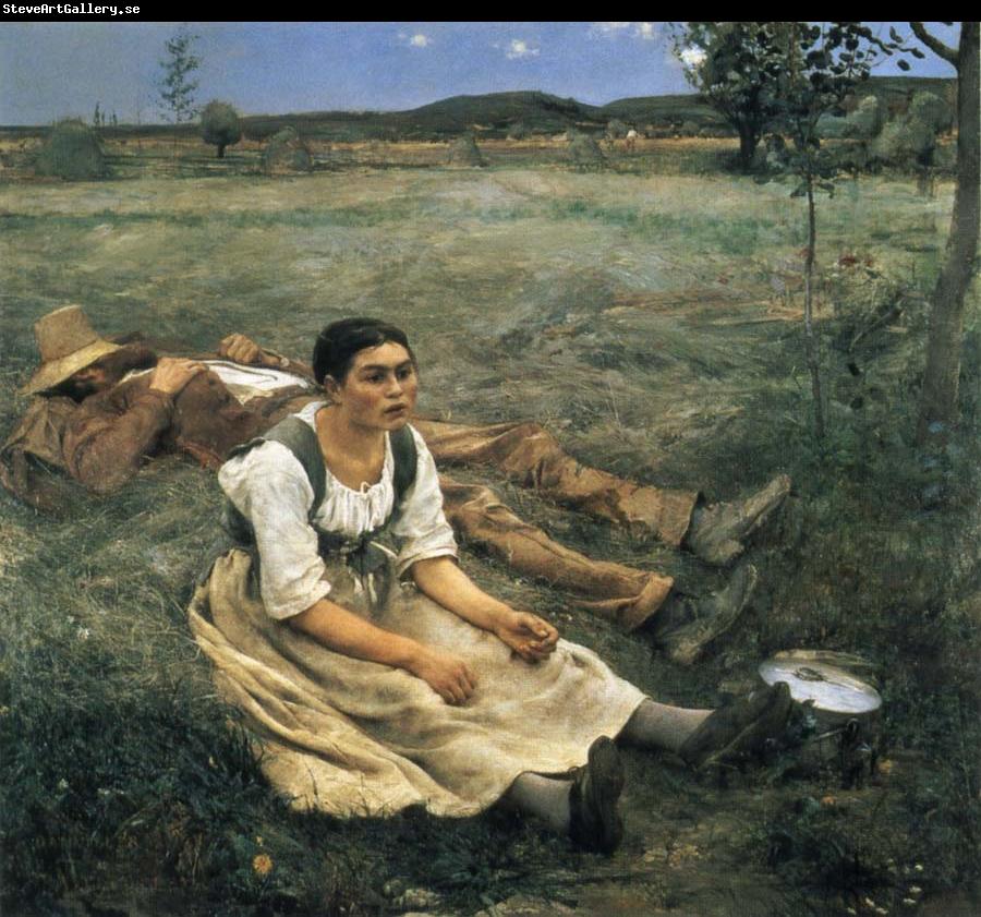 Jules Bastien-Lepage The Haymakers